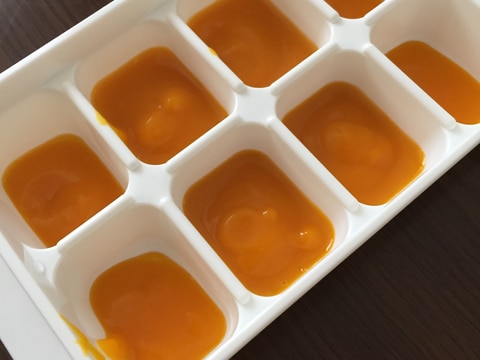 離乳食☆レンジとブレンダーでかぼちゃペースト